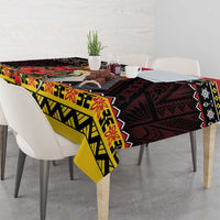 Papua New Guinea Christmas Tablecloth Bird Of Paradise Hamamas Krismas LT05 - Polynesian Pride