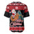 New Zealand Christmas Baseball Jersey Funny Santa Riding Kiwi Meri Kirihimete