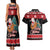 New Zealand Christmas Couples Matching Tank Maxi Dress and Hawaiian Shirt Funny Santa Riding Kiwi Meri Kirihimete