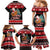 New Zealand Christmas Family Matching Mermaid Dress and Hawaiian Shirt Funny Santa Riding Kiwi Meri Kirihimete