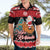 New Zealand Christmas Hawaiian Shirt Funny Santa Riding Kiwi Meri Kirihimete