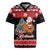 New Zealand Christmas Rugby Jersey Funny Santa Riding Kiwi Meri Kirihimete