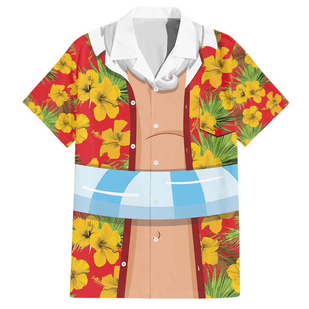 Polynesia Santa Claus Costume Hawaiian Shirt Tropical Vibe LT05 Red - Polynesian Pride