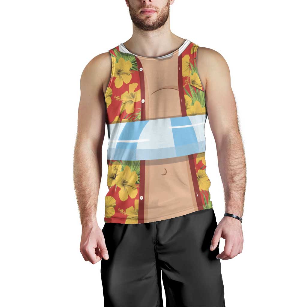 Polynesia Santa Claus Costume Men Tank Top Tropical Vibe LT05 - Polynesian Pride
