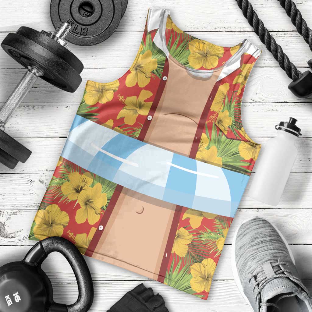 Polynesia Santa Claus Costume Men Tank Top Tropical Vibe LT05 - Polynesian Pride