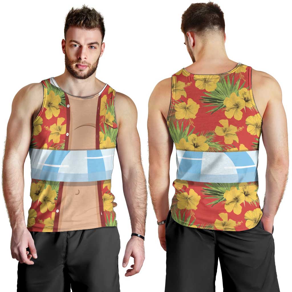 Polynesia Santa Claus Costume Men Tank Top Tropical Vibe LT05 - Polynesian Pride