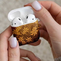 Tiare Tahiti AirPods Case Brown Polynesia Motifs LT05 - Polynesian Pride