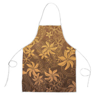 Tiare Tahiti Apron Brown Polynesia Motifs LT05 Brown - Polynesian Pride