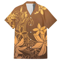 Tiare Tahiti Hawaiian Shirt Brown Polynesia Motifs LT05 Brown - Polynesian Pride