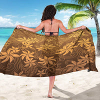 Tiare Tahiti Sarong Brown Polynesia Motifs - Polynesian Pride