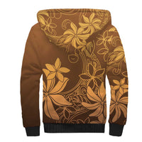 Tiare Tahiti Sherpa Hoodie Brown Polynesia Motifs LT05 - Polynesian Pride