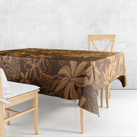 Tiare Tahiti Tablecloth Brown Polynesia Motifs LT05 - Polynesian Pride