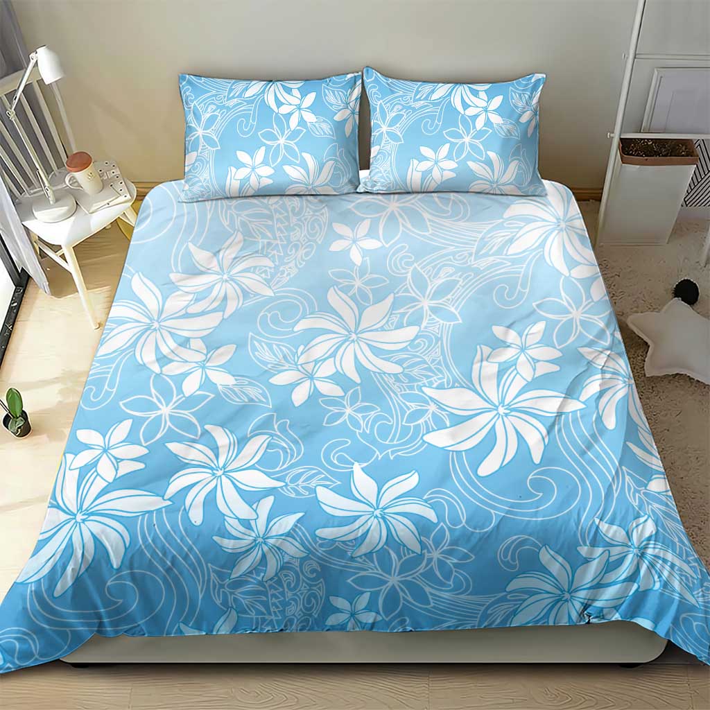Tiare Tahiti Bedding Set Blue Polynesia Motifs - Polynesian Pride