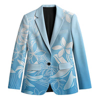 Tiare Tahiti Blazer Blue Polynesia Motifs LT05 Unisex Blue - Polynesian Pride