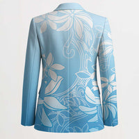 Tiare Tahiti Blazer Blue Polynesia Motifs LT05 - Polynesian Pride