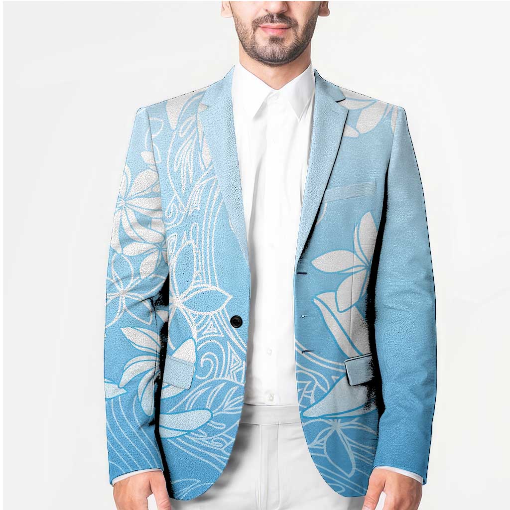 Tiare Tahiti Blazer Blue Polynesia Motifs LT05 - Polynesian Pride
