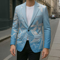 Tiare Tahiti Blazer Blue Polynesia Motifs LT05 - Polynesian Pride