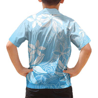 Tiare Tahiti Hawaiian Shirt Blue Polynesia Motifs LT05 - Polynesian Pride