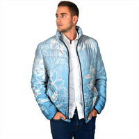 Tiare Tahiti Padded Jacket Blue Polynesia Motifs LT05 - Polynesian Pride