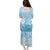 Tiare Tahiti Puletasi Blue Polynesia Motifs - Polynesian Pride
