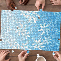 Tiare Tahiti Puzzle Blue Polynesia Motifs LT05 - Polynesian Pride