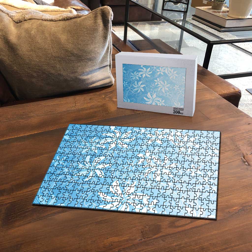 Tiare Tahiti Puzzle Blue Polynesia Motifs LT05 - Polynesian Pride