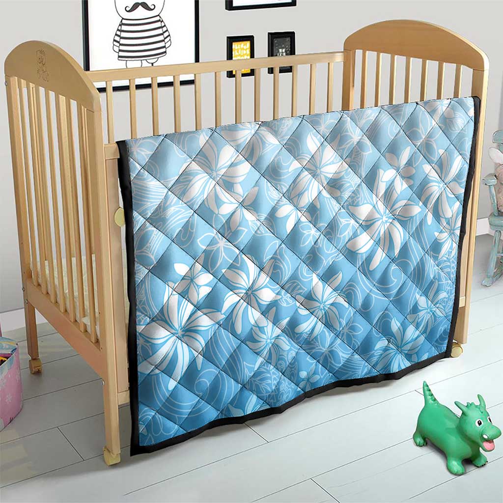 Tiare Tahiti Quilt Blue Polynesia Motifs - Polynesian Pride