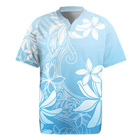 Tiare Tahiti Rugby Jersey Blue Polynesia Motifs - Polynesian Pride