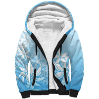 Tiare Tahiti Sherpa Hoodie Blue Polynesia Motifs LT05 Unisex Blue - Polynesian Pride