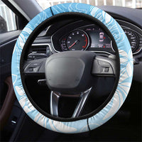 Tiare Tahiti Steering Wheel Cover Blue Polynesia Motifs LT05 - Polynesian Pride