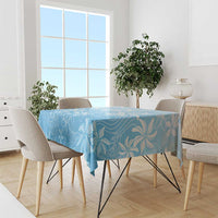 Tiare Tahiti Tablecloth Blue Polynesia Motifs LT05 - Polynesian Pride