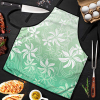 Tiare Tahiti Apron Matcha Polynesia Motifs LT05 Green - Polynesian Pride