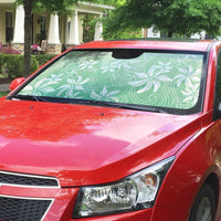Tiare Tahiti Auto Sun Shade Matcha Polynesia Motifs - Polynesian Pride