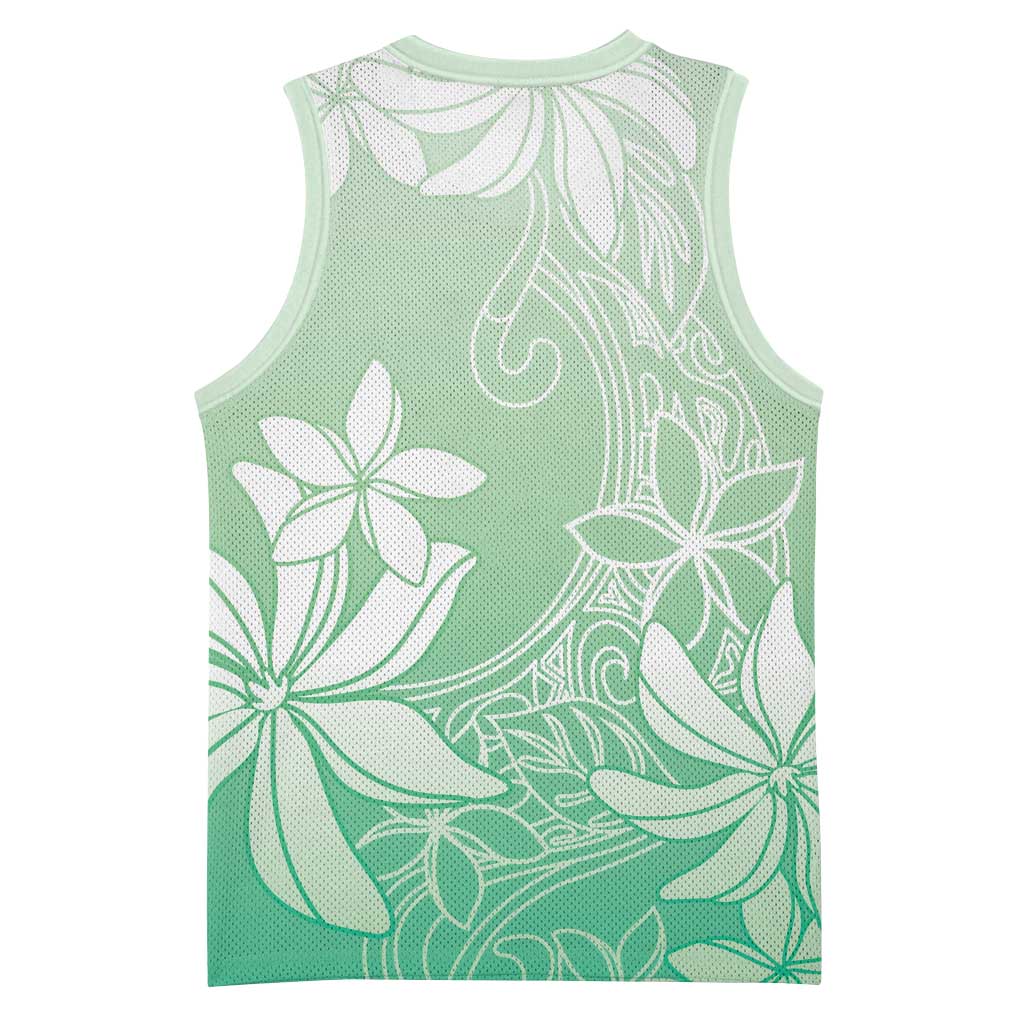 Tiare Tahiti Basketball Jersey Matcha Polynesia Motifs LT05 - Polynesian Pride
