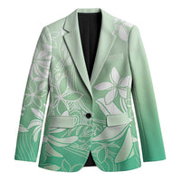 Tiare Tahiti Blazer Matcha Polynesia Motifs LT05 Unisex Green - Polynesian Pride