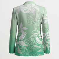 Tiare Tahiti Blazer Matcha Polynesia Motifs LT05 - Polynesian Pride
