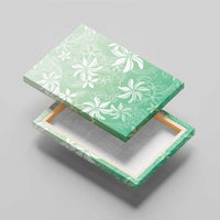 Tiare Tahiti Canvas Wall Art Matcha Polynesia Motifs LT05 - Polynesian Pride