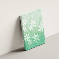 Tiare Tahiti Canvas Wall Art Matcha Polynesia Motifs LT05 - Polynesian Pride