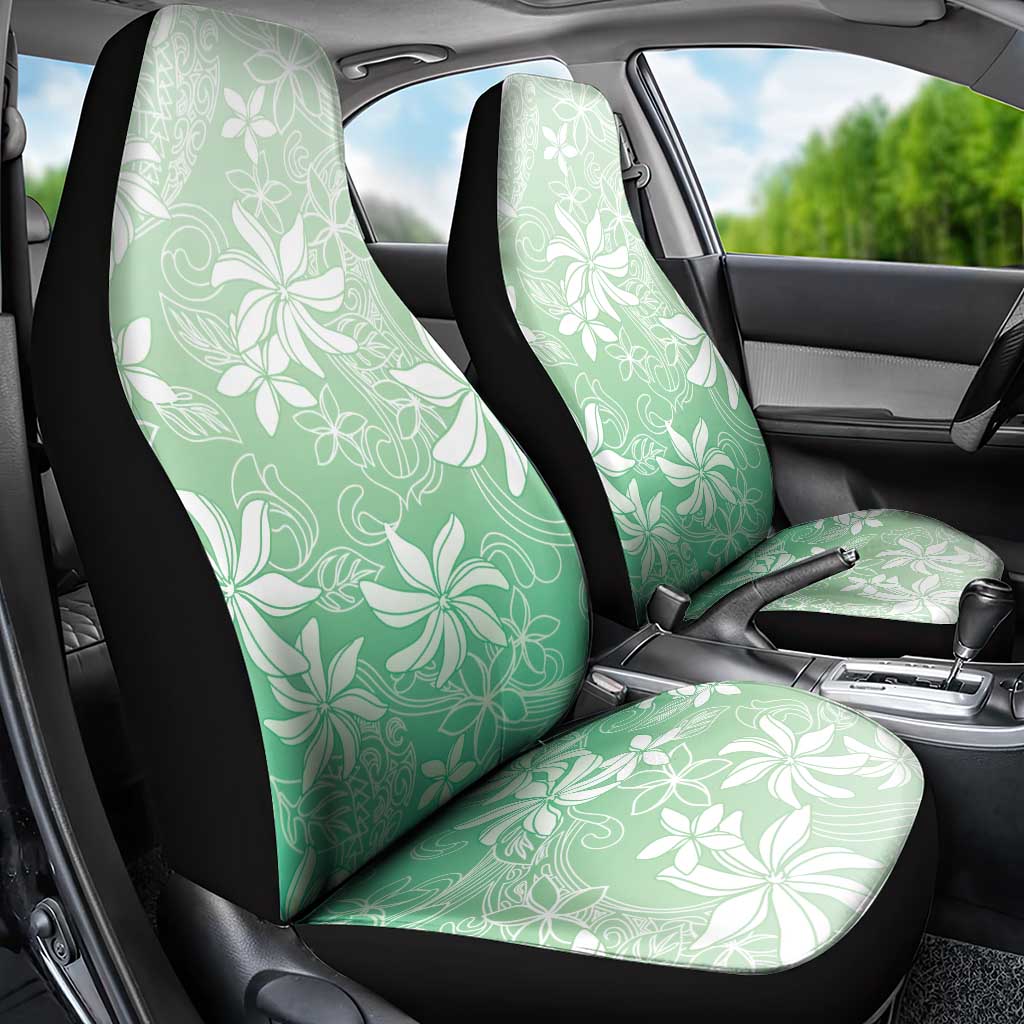 Tiare Tahiti Car Seat Cover Matcha Polynesia Motifs - Polynesian Pride
