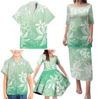 Tiare Tahiti Family Matching Puletasi and Hawaiian Shirt Matcha Polynesia Motifs LT05 - Polynesian Pride
