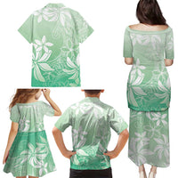 Tiare Tahiti Family Matching Puletasi and Hawaiian Shirt Matcha Polynesia Motifs LT05 - Polynesian Pride