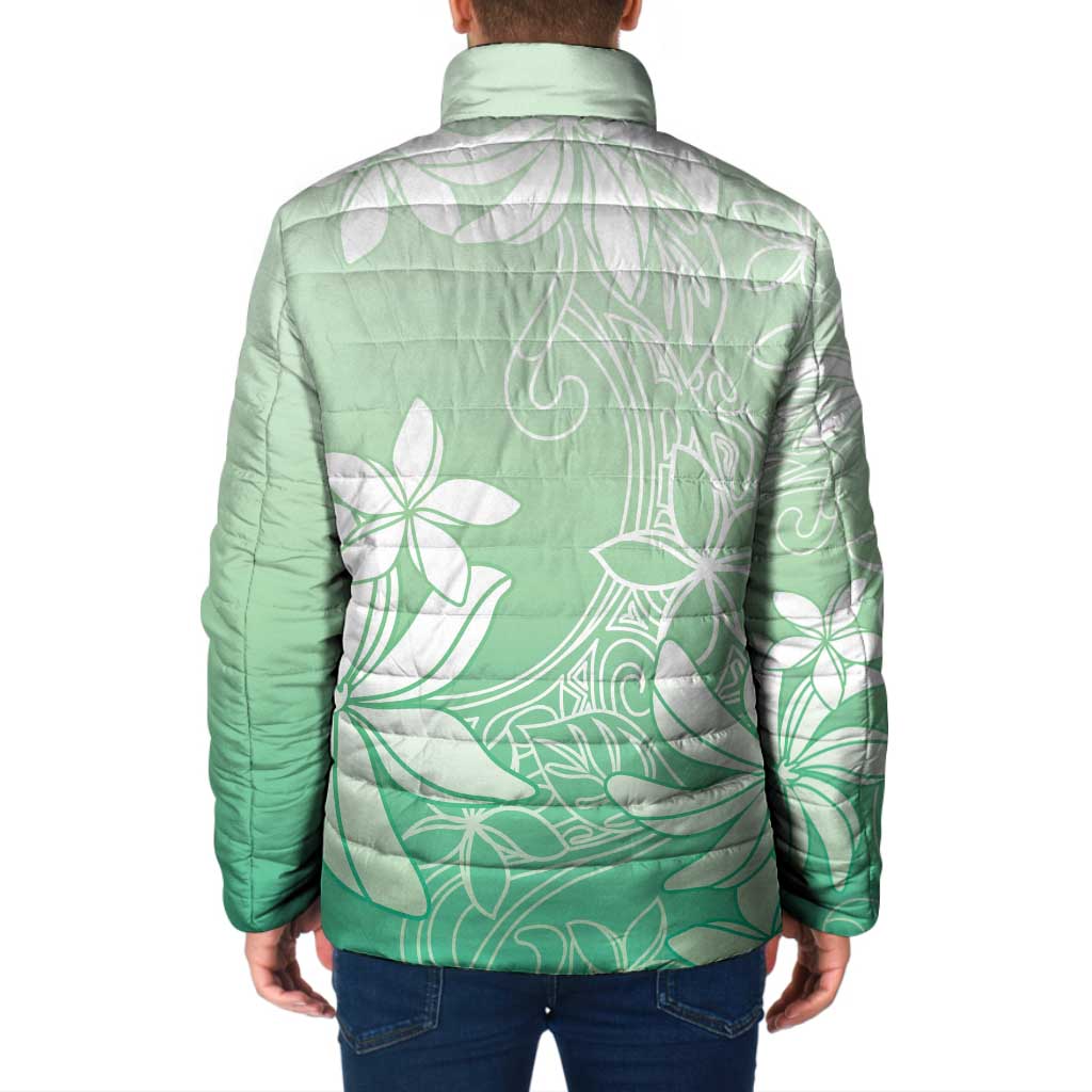 Tiare Tahiti Padded Jacket Matcha Polynesia Motifs LT05 - Polynesian Pride