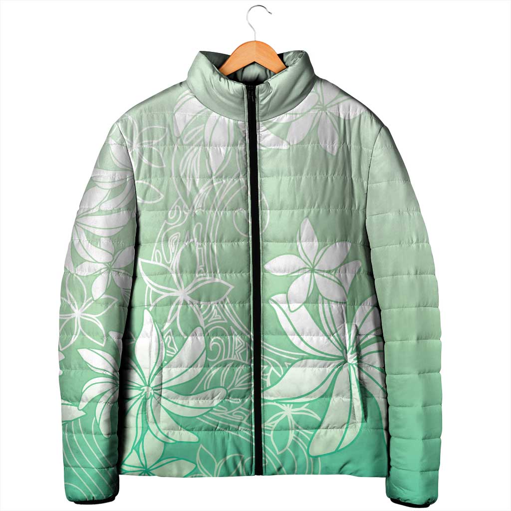 Tiare Tahiti Padded Jacket Matcha Polynesia Motifs LT05 - Polynesian Pride