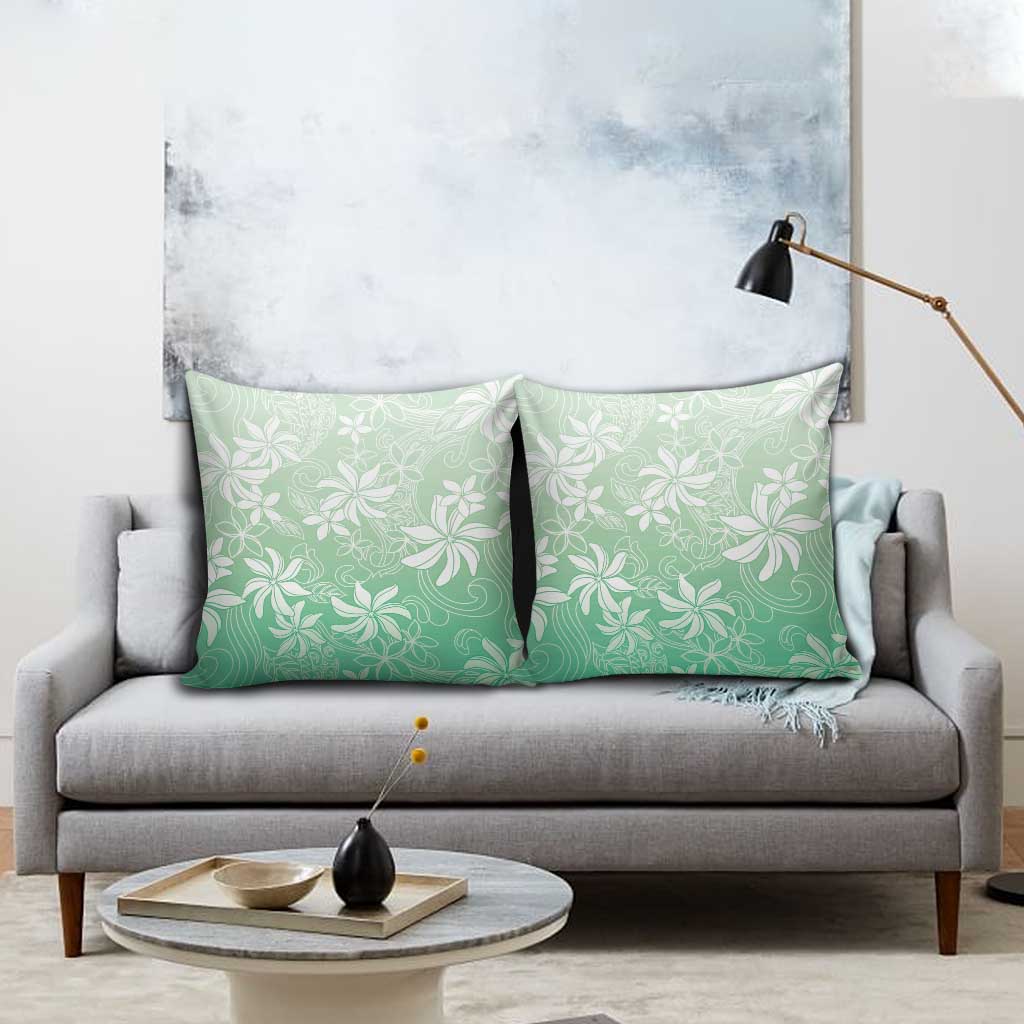 Tiare Tahiti Pillow Cover Matcha Polynesia Motifs - Polynesian Pride
