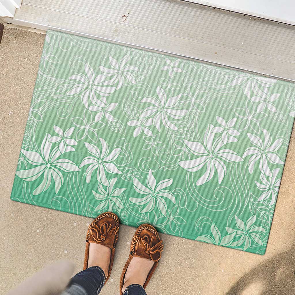 Tiare Tahiti Rubber Doormat Matcha Polynesia Motifs LT05 - Polynesian Pride