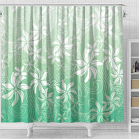 Tiare Tahiti Shower Curtain Matcha Polynesia Motifs - Polynesian Pride