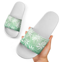 Tiare Tahiti Slide Sandals Matcha Polynesia Motifs LT05 - Polynesian Pride