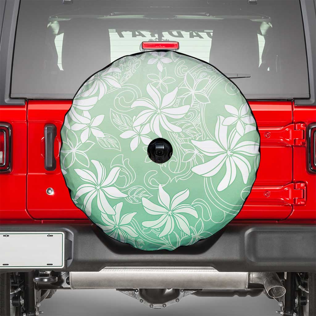 Tiare Tahiti Spare Tire Cover Matcha Polynesia Motifs - Polynesian Pride