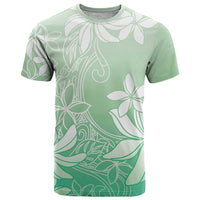 Tiare Tahiti T Shirt Matcha Polynesia Motifs - Polynesian Pride
