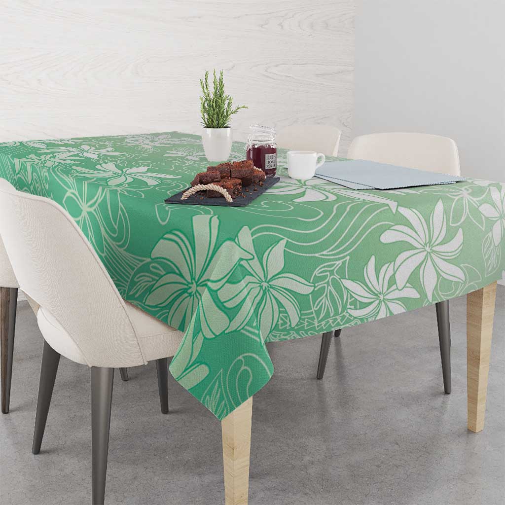 Tiare Tahiti Tablecloth Matcha Polynesia Motifs LT05 - Polynesian Pride